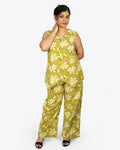 Olive Floral Co-Ord Set