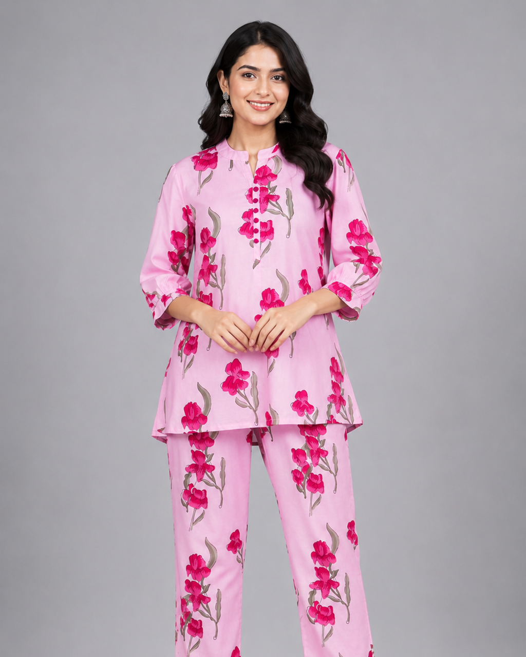 Blush Floral Co-Ord Set