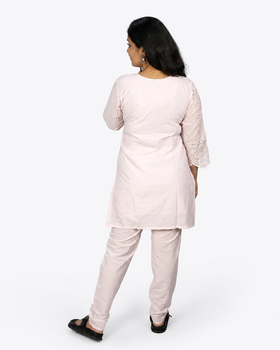 Blush Chikankari Co-Ord Set