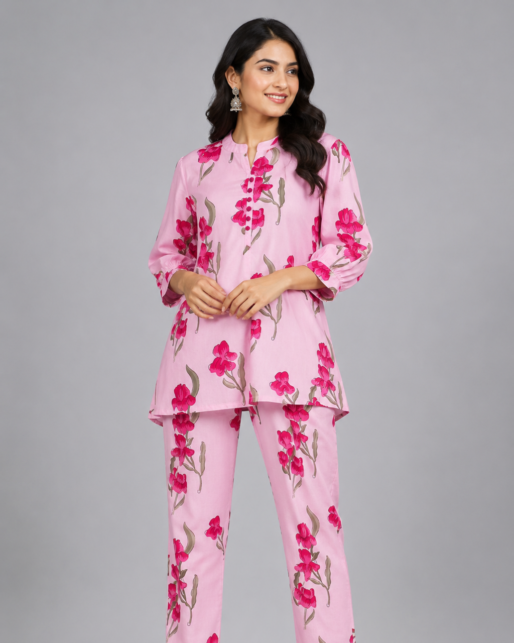 Blush Floral Co-Ord Set