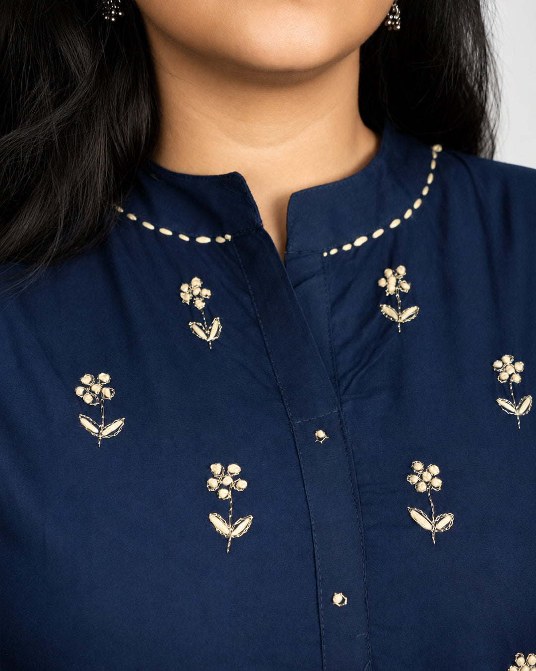 Royal Blue Anarkali Set