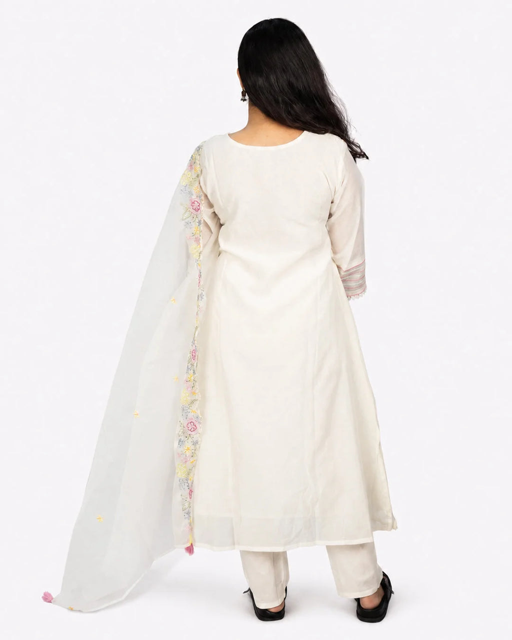 Embroidered Kurti Dupatta Set - Kurti Set