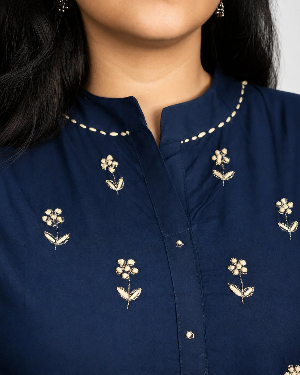 Royal Blue Anarkali Set - Kurti Set