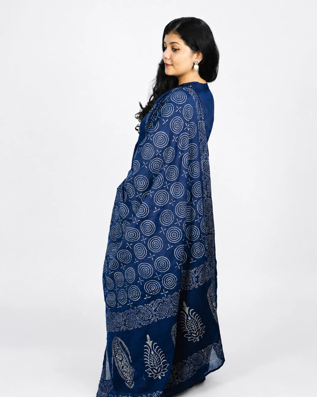 Royal Blue Anarkali Set - Kurti Set