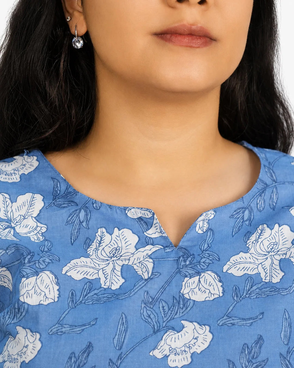 Sky Blue Co-Ord Set - Kurti Set