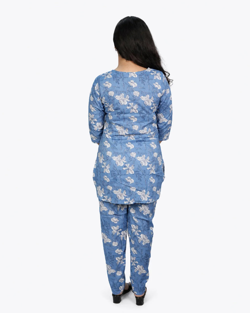 Sky Blue Co-Ord Set - Kurti Set